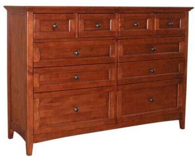 Alder McKenzie 10 Drawer Dresser