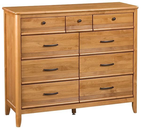 Alder Pacific 9 Drawer Dresser