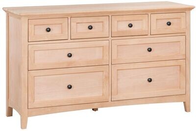 Alder McKenzie 8 Drawer Dresser