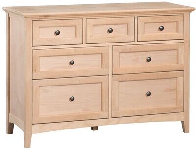 Alder McKenzie 7 Drawer Dresser