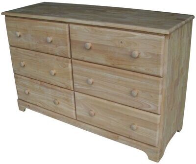 Parawood 6 Drawer Dresser Parawood 6 Drawer Dresser