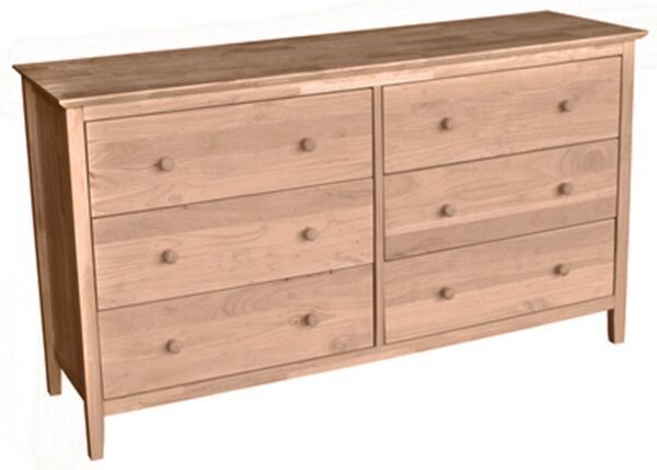 Parawood Brooklyn 6 Drawer Dresser