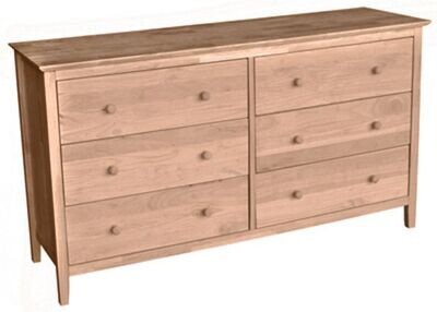 Parawood Brooklyn 6 Drawer Dresser