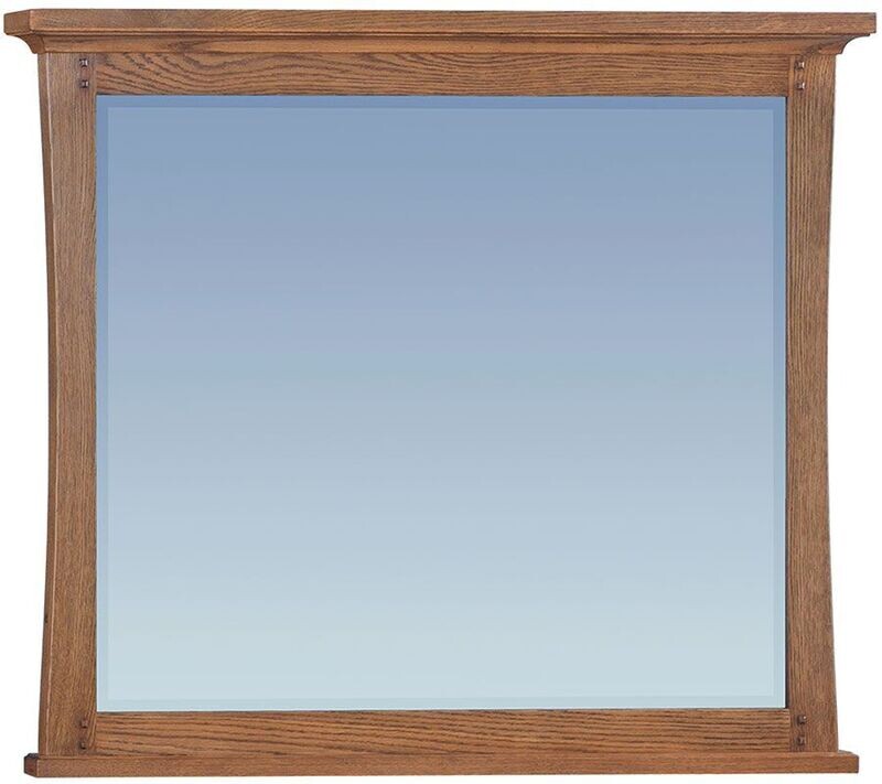 White Oak Prairie City Beveled Mirror
