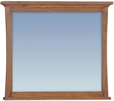 White Oak Prairie City Beveled Mirror