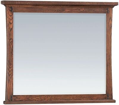 White Oak Prairie City Beveled Mirror White Oak Prairie City Beveled Mirror