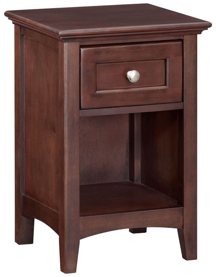 Alder McKenzie 1 Drawer Nightstand