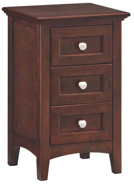 Alder McKenzie Small 3 Drawer Nightstand