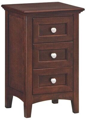 Alder McKenzie Small 3 Drawer Nightstand