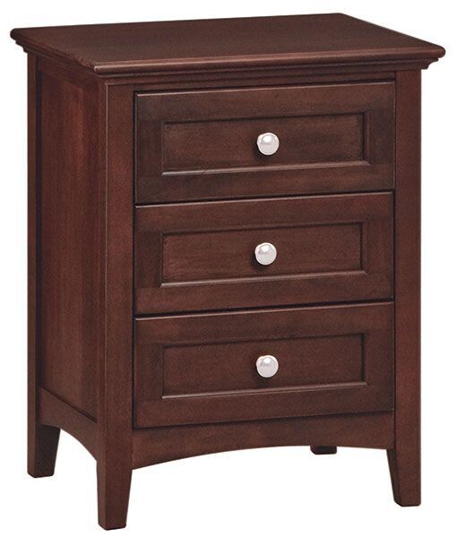 Alder McKenzie 3 Drawer Nightstand