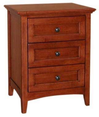 Alder McKenzie 3 Drawer Nightstand