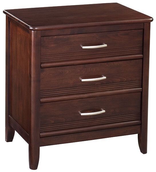 Alder Pacific 3 Drawer Nightstand