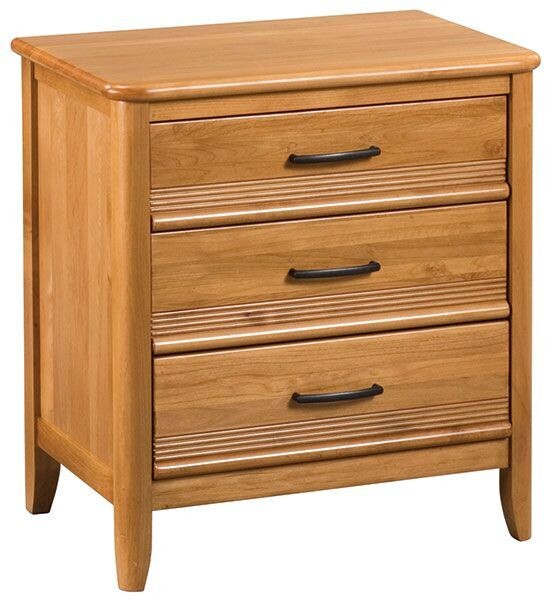 Alder Pacific 3 Drawer Nightstand