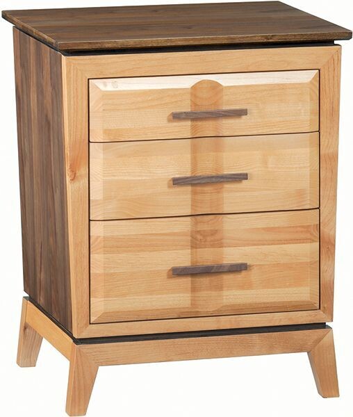 Alder and Black Walnut Addison Nightstand