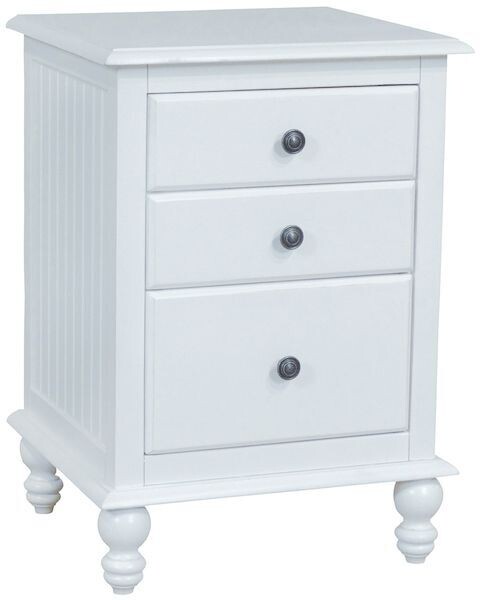 Parawood Cottage Nightstand, Beach White