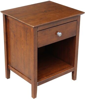 Parawood Brooklyn Nightstand, Espresso