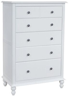 Parawood Cottage Nightstand, Beach White