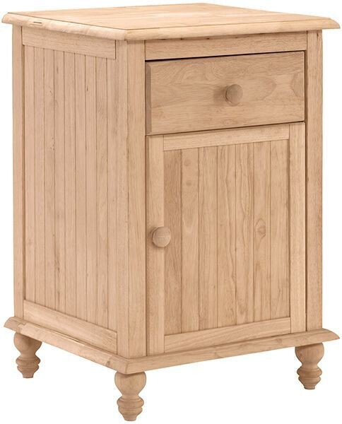 Parawood Cottage 1 Drawer Nightstand