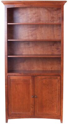 Alder McKenzie Center Wall Unit with Doors Alder McKenzie Center Wall Unit with Doors