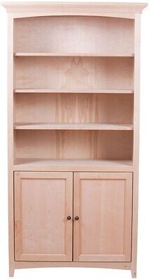 Alder McKenzie Center Wall Unit with Doors