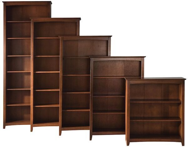 Parawood Shaker Bookcase, Espresso