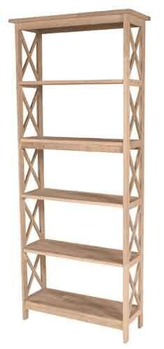 Parawood X Sided Bookcase