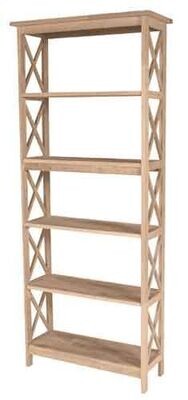 Parawood X Sided Bookcase