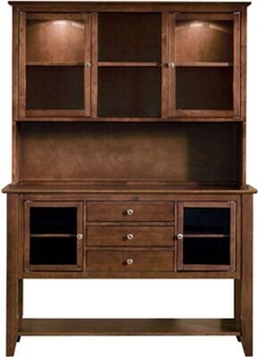 Parawood Cosmpolitan Hutch, Espresso Parawood Cosmpolitan Hutch, Espresso
