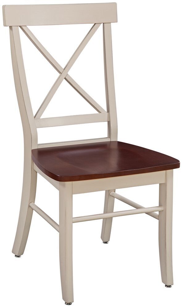 Parawood X Back Chair, Almond & Espresso