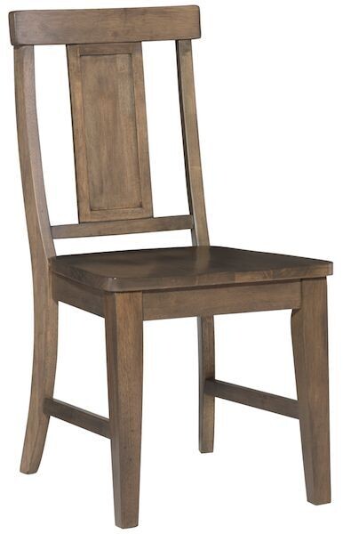 Parawood Luxe Ladderback Chair, Pewter & Taupe