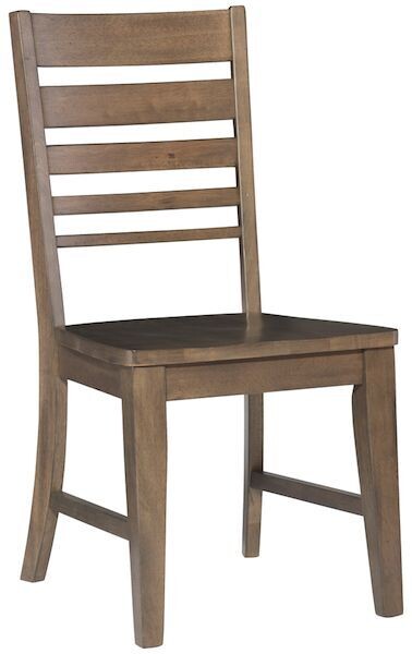 Parawood Luxe Ladderback Chair, Pewter