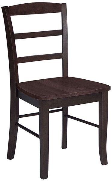 Parawood Madrid Chair, Rich Mocha