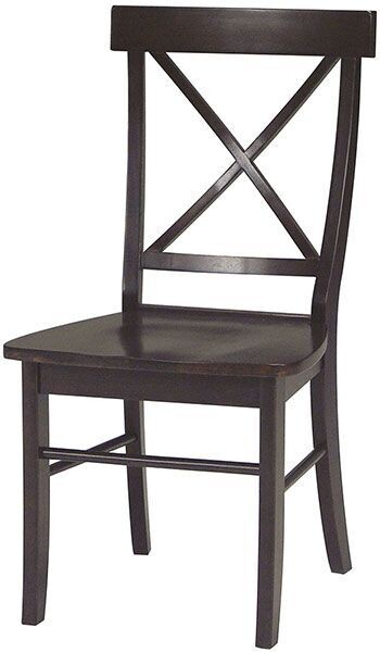 Parawood X Back Chair, Rich Mocha
