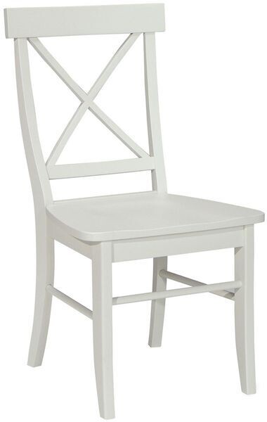 Parawood Simply Linen X Back Chair, Linen