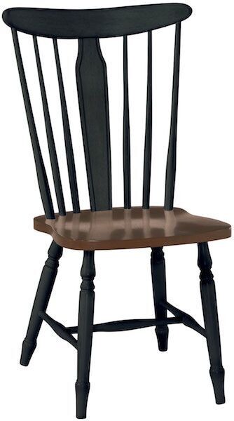 Parawood Bridgeport Chair, Aged Ebony & Espresso