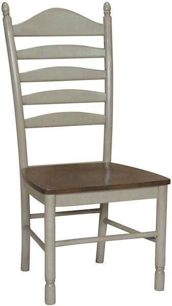 Parawood Ladderback Chair, Willow & Espresso