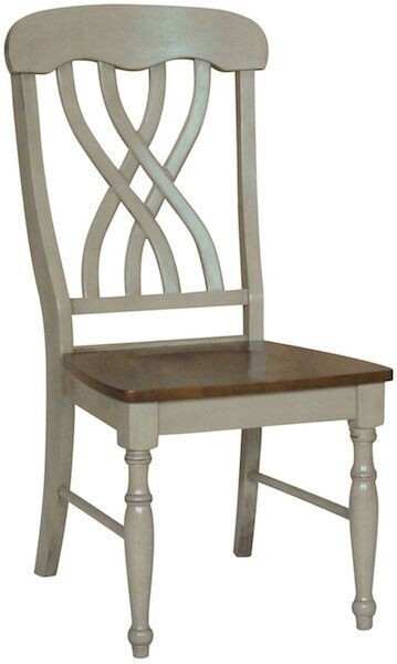 Parawood Latticeback Chair, Willow & Espresso