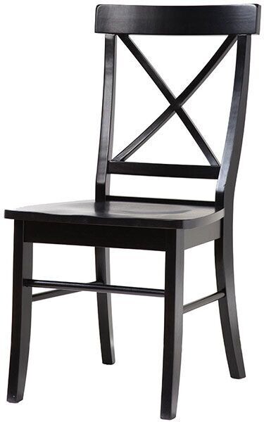 Parawood X Back Chair, Black