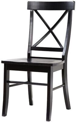 Parawood X Back Chair, Black