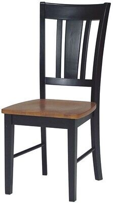 Parawood San Remo Chair, Black/Cherry
