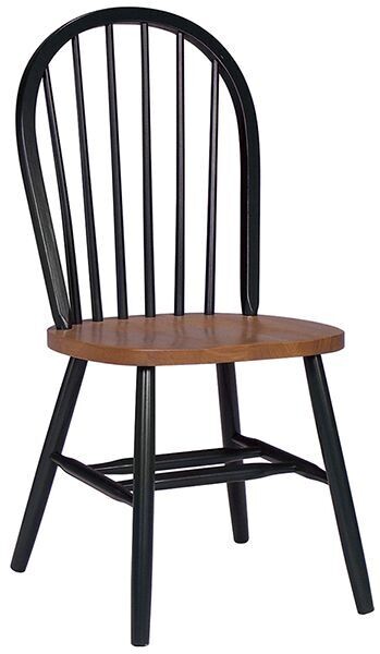 Parawood Windsor Chair, Black/Cherry