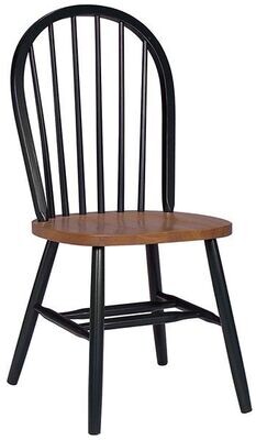 Parawood Windsor Chair, Black/Cherry Parawood Windsor Chair, Black/Cherry