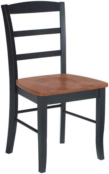 Parawood Madrid Chair, Black/Cherry