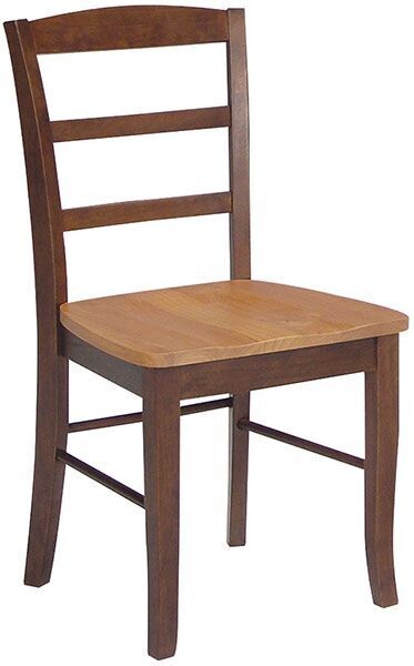 Parawood Madrid Chair, Cinnamon/Espresso