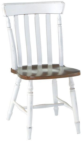 Parawood Cottage Chair, Alabaster & Espresso