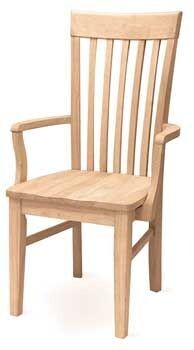 Parawood Tall Mission Arm Chair