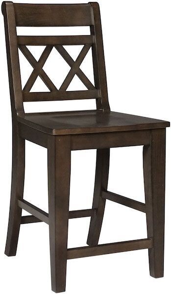 Parawood Canyon XX-Back Stool, Graphite