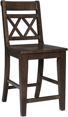 Parawood Canyon XX-Back Stool, Graphite
