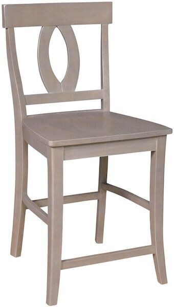 Parawood Cosmopolitan Verona Stool, Weathered Gray