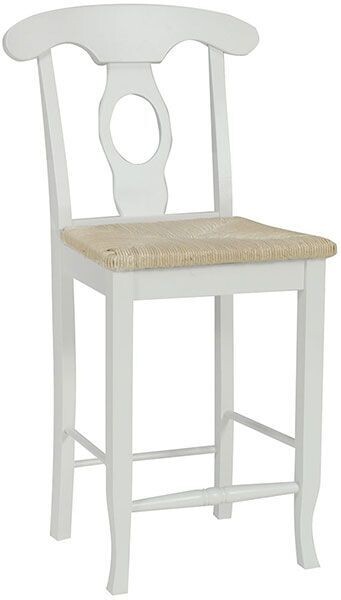 Parawood Empire Stool, Linen